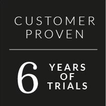 Customer % years Trails Proven